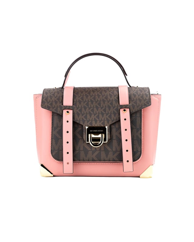Michael kors top deals handle leather school satchel