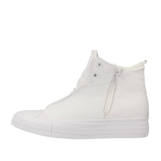 Converse Taylor All Star Selene Monochroom Wit Leer Dames Plimsolls 553327C