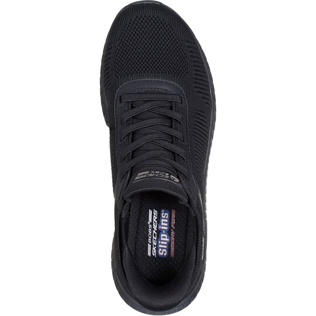 BOBS Sport Squad Chaos Shoe Step into athletic style and comfort wearing Skechers Hands Free Slip-ins: BOBS Sport Squad Chaos - Current Muse. Designed with our Exclusive Heel Pillow, this fashion style features a cushioned Skechers Memory Foam insole.