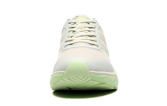 Gola Performance presents the Typhoon, a running shoe created specifically for high performance wear whether its on the roads or in the gym. This womens trainer features Golas premium MotionFoam technology incorporated into a high energy return midsole which attenuates shock while also delivering bounce off. The Typhoon boasts a 40mm heel stack for long lasting support and great cushioning whilst being ultra flexible in whatever you put it through. 
 The Typhoon is extremely lightweight helping to reduce fatigue and improve stride as you head to reaching your personal best on the road or making your best time workout in the gym. The Typhoon also features great shock absorbing properties to minimise impact and maximise energy return with its contoured design assisting with fluid movement during high performance wear. This is a great hybrid trainer which delivers on all fronts so if you want a top of the range runner at a great value price this is the trainer for you!
 - MotionFoam cushioned technology
 - Head to toe drop 6mm
 - Moulded cushioned insock
 - Durable grippy outsole
 - Lace up fit 
 - Filament overlays deliver foot integrity
 - Heel loop delivers easy on / off wear
 - Gola branding