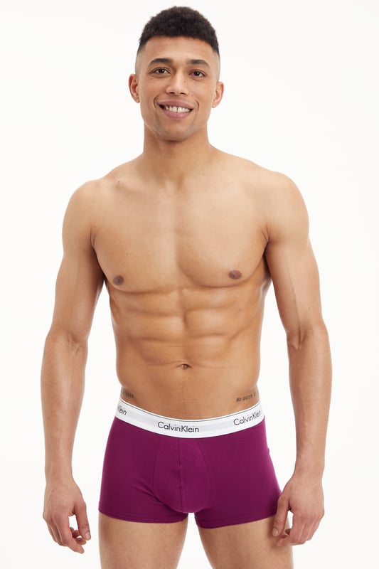 Calvin Klein Paquete de 3 Trunks para Hombre de Algodón Moderno con Stretch