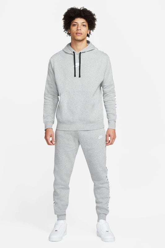 Nike sportswear fleece tracksuit grey discount
