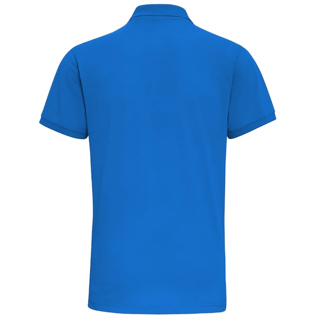 Klassisch geschnittenes Poloshirt. Rippstrickkragen und Ärmelbündchen. Zwillingsnadel-Nähte am Saum. Zwei einfarbige Knöpfe an der Knopfleiste. Maschinenwaschbar. Feuchtigkeitsableitendes Material hilft, die Körpertemperatur zu regulieren. Material: 65% Polyester, 35% Baumwolle. Größe (Brustumfang): S 37, M 40, L 42, XL 44, 2XL 47, 3XL 49, 4XL 51, 5XL 53.