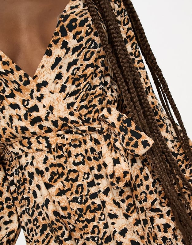 Miss selfridge shop leopard jumpsuit