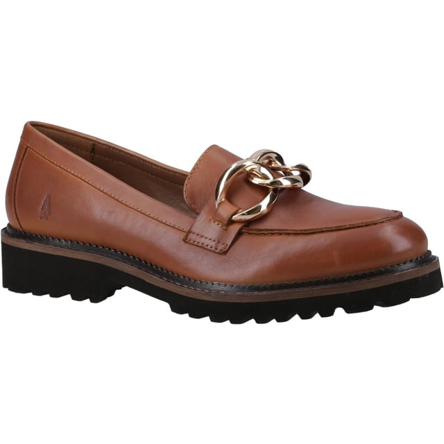 Hush Puppies Gianna Leather Women's Tan Loafers Quality leather and comfortable slip on design come together in the Gianna loafer, with its memory foam comfort insole and Zero G lightweight sole these are the perfect daily choice
