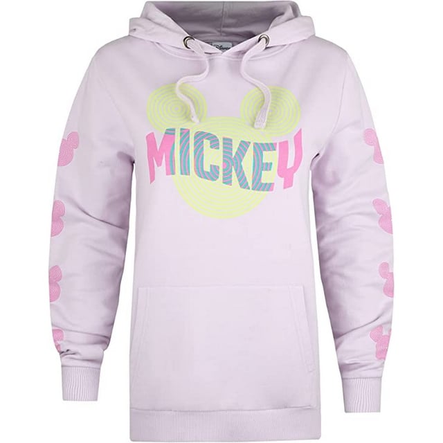 Material: 100% Cotton. Characters: Mickey Mouse. Design: Printed, Text. Hood Features: Drawcord, Grown On Hood. Hem: Elasticated. Cuff: Elasticated. Neckline: Hooded. Sleeve-Type: Long-Sleeved. Pockets: 1 Kangaroo Pocket. Fastening: Pull Over. 100% Officially Licensed.
