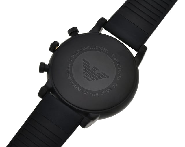Mens emporio armani sales chronograph watch ar1970