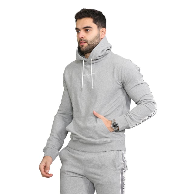 Gant Mens Pullover Striped Hoodie
