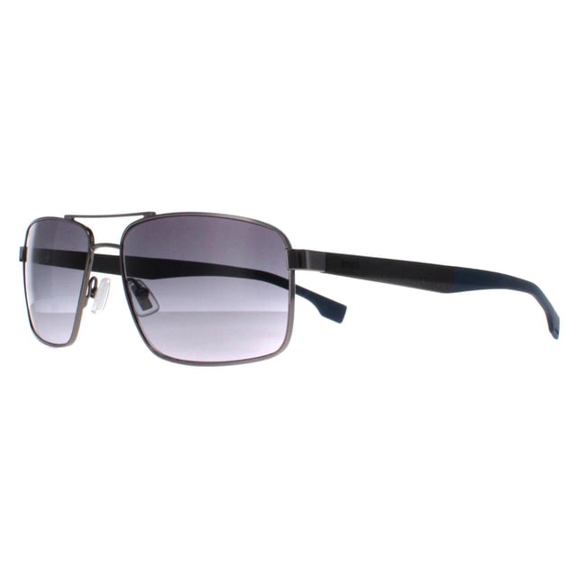 Las gafas de sol Hugo Boss Aviator Hombre Azul Rutenio Azul BOSS 1580/S son un testimonio de elegancia refinada y artesanía superior, perfectas para el individuo exigente. Estas gafas de sol presentan una sofisticada montura elaborada en metal de alta calidad, que garantiza su durabilidad y un ajuste cómodo. Su elegante diseño se complementa con unas lentes avanzadas que ofrecen una protección excepcional frente a los dañinos rayos UV.