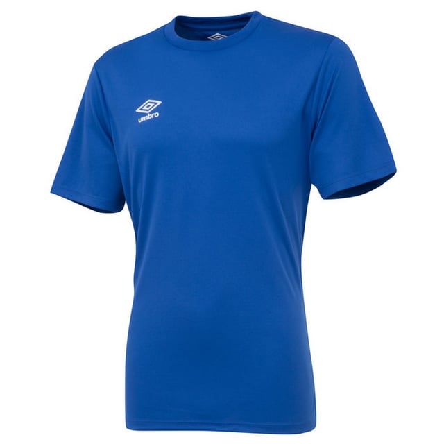 100% Polyester. Fabric: Micro Eyelet. Design: Stacked Logo. Neckline: Crew Neck, Ribbed. Sleeve-Type: Short-Sleeved.