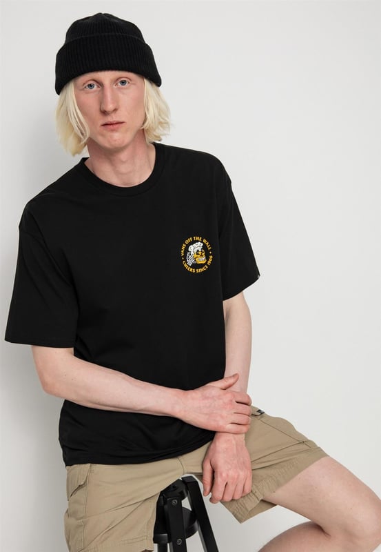 The Drain EM Dry Classic Fit T Shirt is a Short Sleeve T-shirt Made From Heavyweight 100% Carded Ring Spun Cotton With Left Chest and Back Skeleton Logo Graphics.