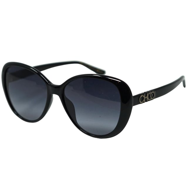 Jimmy Choo Amira/S 0807 90 Black Sunglasses. Be seen, be stylish and stand out with the Jimmy Choo Amira/S 0807 90 Sunglass. Crafted with premium quality materials and designed to conform to British Standard EN 1836:2005, these sunglasses provide 100% protection against UVA & UVB sunlight. Fitted with a 17mm nose bridge width and 57mm lens width, these frame fit perfectly and come with a branded sunglasses case and cleaning cloth. Look good and stay safe with the Jimmy Choo sunglasses.. Black Sunglass, Nose Bridge Width = 17mm, Lens Width = 57mm, Arm Length = 140mm. Branded Sunglasses Case and Cleaning Cloth Included. 100% Protection Against UVA & UVB Sunlight and Conform to British Standard EN 1836:2005, Sunglasses, Sunglasses Case, Cleaning Cloth and Care Instructions all Included. Jimmy Choo Amira/S 0807 90 Sunglass