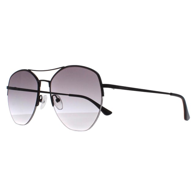 Calvin Klein Aviator Mens Black Grey Gradient CK20121S  Sunglasses are a modern round style crafted from lightweight metal. The silicone nose pads and double bridge ensure an all round comfortable fit. Slender temples feature the Calvin Klein logo for authenticity.