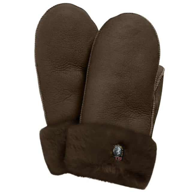 Parajumpers Shearling Wanten Kastanjebruin Grijze Handschoenen. het is perfect om een ​​stijlvolle touch toe te voegen aan elke winterlook. Blijf modieus en gezellig!. 100% leer. Wanten scheren. PJS-patch. Stijlcode: Shearling Wanten 0573