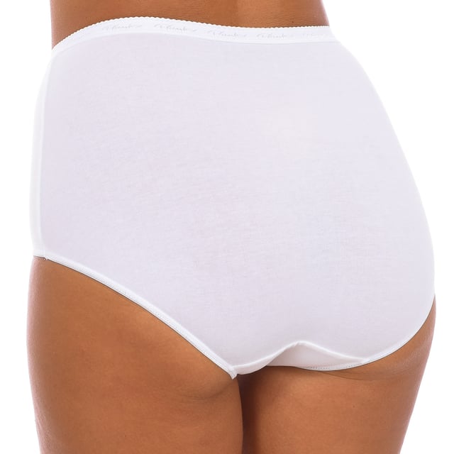 Pack-2 compression briefs Playtex.
 White color
 Ultra-flat elastic waist.
 Non-slip material.
 Invisible effect and shape maintenance.
 breathable fabric
 Flat seams and views in tone.

 Composition: 95% Cotton, 5% Elastane

 Wash at maximum temperature.
 -Do not bleach.
 -Do not use dryer.
 -Do not use iron.
 -Do not dry clean.
 Composition: 95% Cotton, 5% Elastane
 Care:
Wash at maximum temperature 30º.
 Do not use bleach.
 Do not use dryer.
 Do not use iron.
 Do not dry clean.