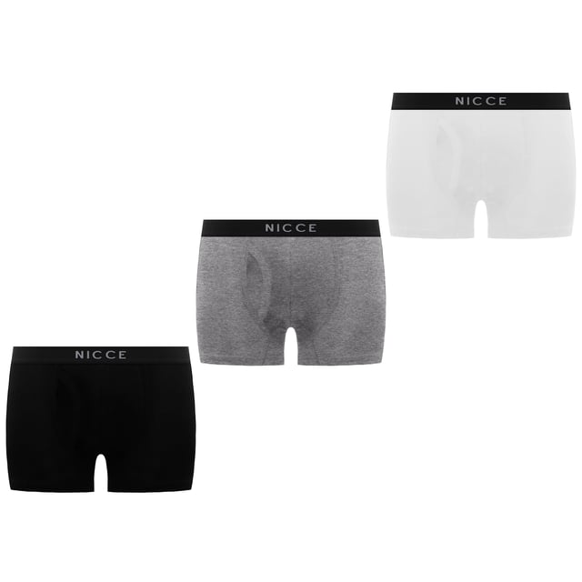The Nicce 3-Pack Cubar Men's Multicoloured Boxer Shorts offer a blend of style, comfort, and everyday practicality. Featuring three different color options, these boxer shorts are designed to provide a supportive and snug fit, perfect for daily wear. Crafted from a premium cotton blend, they ensure long-lasting comfort and durability.
 
Key Features:
Soft Cotton Blend: 

Made from a high-quality cotton and elastane blend, offering breathability and a soft feel against the skin for all-day comfort.