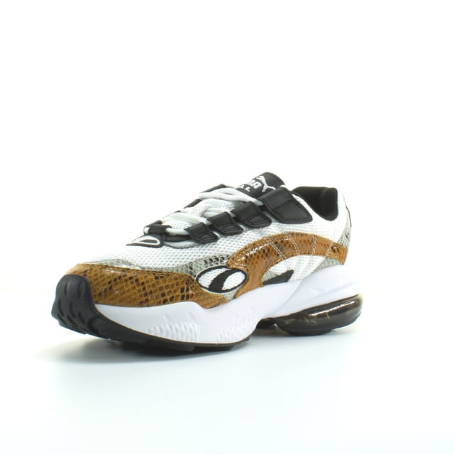 Puma Cell Venom Animal Kingdom White Textile Mens Lace Up Trainers