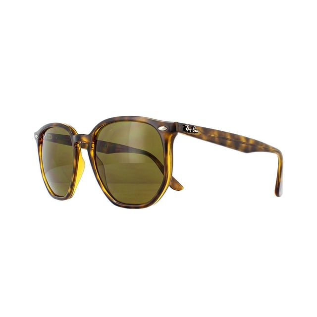 Ray-Ban Sunglasses RB4306 710/73 Havana Brown B-15 actually have a hexagonal angled shape to the front with a unique modern twist to the traditional round style for a contemporary fresh look.