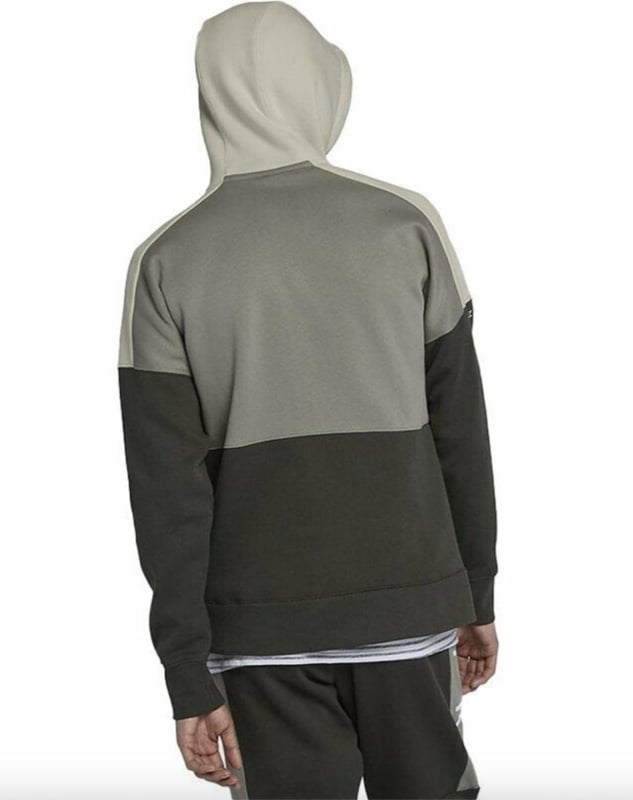 Nike Air Mens Zip Through Tracksuit Set Olive Green