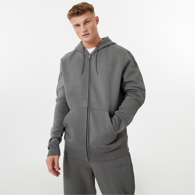 Everlast Mens Taped Zip Hoodie
