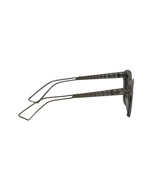 Dior Diorama 1 Mirrored Sunglasses in Silver Metal