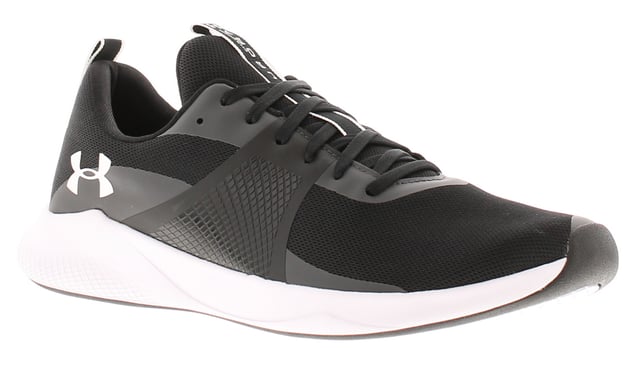 Under armour ladies black trainers on sale