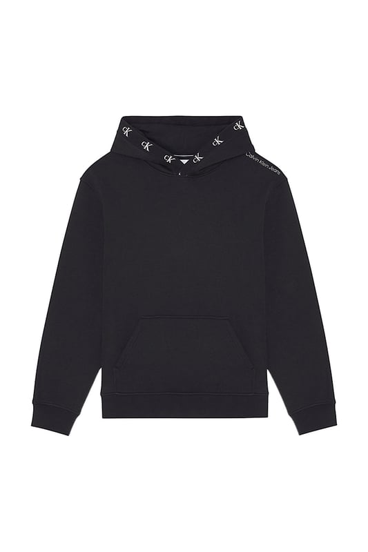 Este suéter para hombres de CALVIN KLEIN JEANS está hecho de una mezcla de algodón. El modelo tiene capucha y mangas largas. Detalles de este suéter: bolsillo tipo canguro.