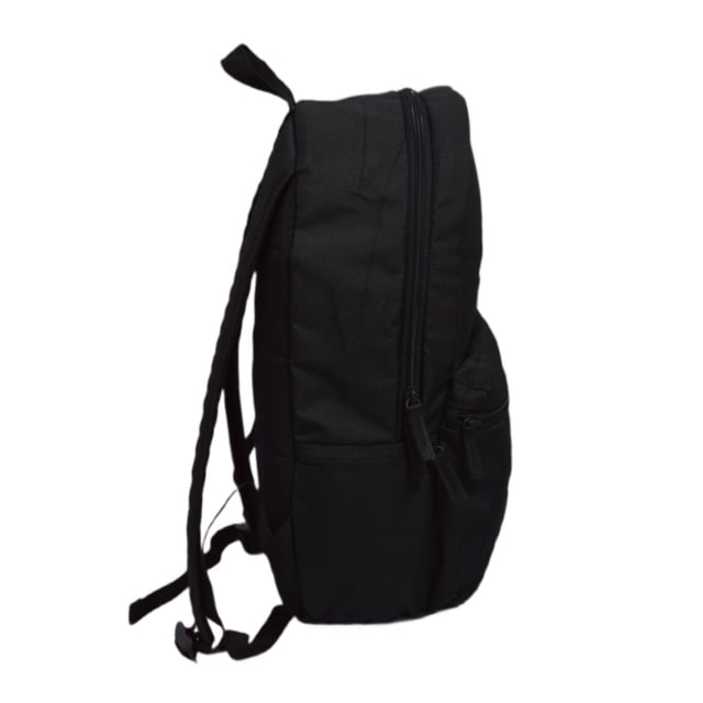 The Nike Air Jordan Backpack is a must-have for school! The Nike backpack has a sleek athletic look and lightweight, durable design. The main compartment has plenty of space for books and an interior laptop sleeve to keep your technology safe. Two exterior side pockets on this Nike Air Jordan Backpack are the perfect place to store small valuables like your phone or keys. Complete with a spacious front zipper compartment for convenient quick access