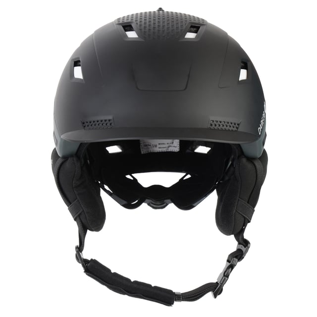 Material: 50% Polycarbonate, 50% Plastics. Hybird polycarbonate & ABS shell construction. Complies to CE EN1077 standards. In-mould, lightweight construction with fused EPS foam lining for excellent impact protection. Low-profile, adjustable air vents for quick and easy temperature regulation. Removable goggle clip for keeping goggles in position whilst on the slope. Size adjustment dial system for easy helmet fitting. S/M: 54-58cm, L/XL: 58-62cm.