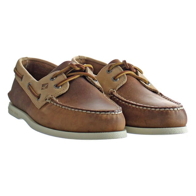 Sperry A/0 Lace-up Brown Smooth Leather Mens Zapatos STS21721