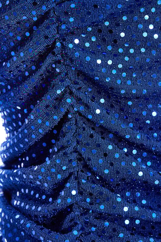 - Sequin finish - Round neckline - Ruched side - Vest style - Model height: 5'8" - Model wears uk 8 / us 4 / eur 36 - Always check the care wash label - Cool hand wash with mild detergent