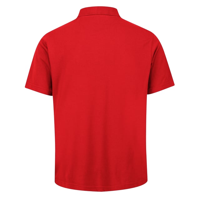 65% Polyester, 35% Cotton. Fabric: Pique. Design: Plain. Neckline: Polo Neck, Turn Down Collar. Sleeve-Type: Short-Sleeved. Fabric Technology: Hardwearing. 3 Button Placket.