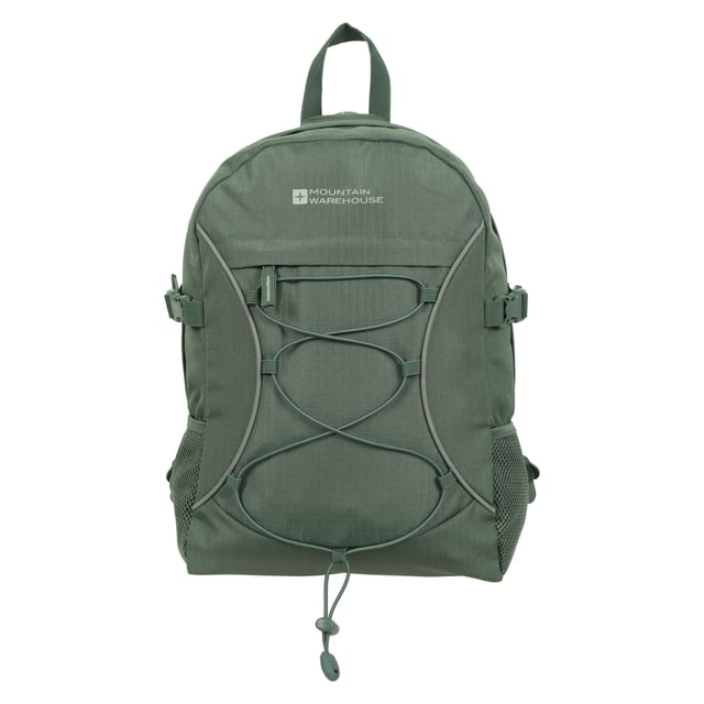 Fabric: Ripstop. Height: 43cm. Length: 30cm. Width: 13cm. Capacity: 18L. Pockets: Multi Pocket. Compartments: 1 Main Compartment. Air Mesh Back, Hydration Bladder Compatible, Padded Back, Padded Straps, Shoulder Strap. Heavy Duty. Please Note: Hydration Bladder Not Included. Design: Logo. Fastening: Zip.