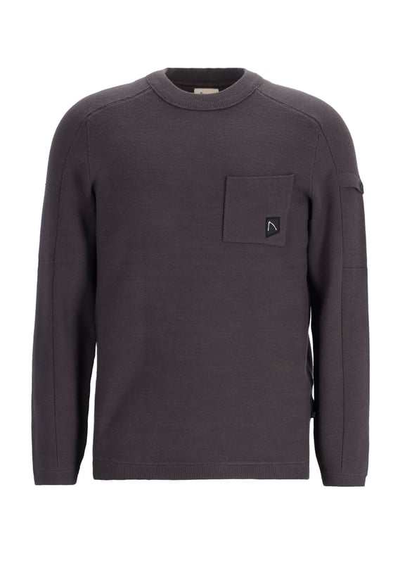 Passform & Material Der Oscar Round ist ein bequemer Regular-Fit-Sweatshirt aus einer Viskose-Polyester-Mischung, die diesem Pullover ein weiches Gefühl und viel Stretch verleiht.  Details Dieser Pullover hat einen runden Halsausschnitt, elastische Bänder um die Taille und Bündchen und eine Brusttasche. Zusätzlich ist der Pullover mit den charakteristischen CHASIN'-Details versehen.  Spezifikationen Regular Fit Viel Stretch Elastische Bänder Weiches Gefühl Brusttasche CHASIN’-Details