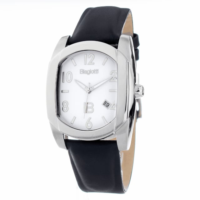 Laura Biagiotti Herenhorloge Kwarts Zilver• Materiaal kastdeksel: Roestvrij staal• Soort glas: Mineraal• Materiaal Band: Leer• Kleur kast: Zilver• Waterdichtheid: 0 m (0 ATM)• Diameter: 38 mm