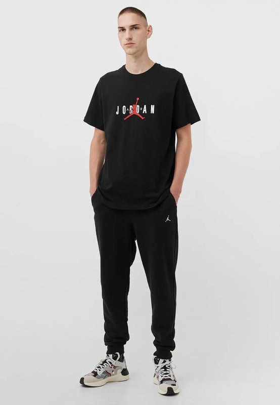 Nike Air Jordan Mens Stretch T Shirt in Black