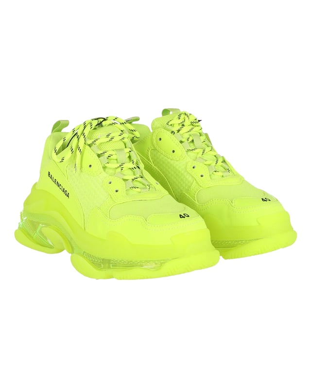 Balenciaga triple s neon yellow cheap