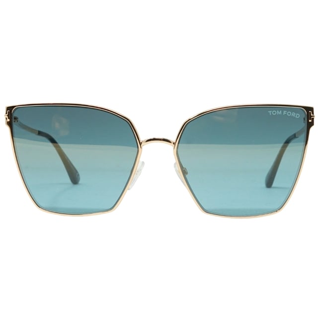 Tom Ford Helena FT0653 28V Gold Sunglasses. A touch of fun for your summer days, but nothing too out of the ordinary for a Tom Ford collectible. Tom Ford Gold Sunglass perfect for the summer.. Made In Italy, Tom Ford Gold Sunglass, Lens Width = 59mm, Nose Bridge Width = 15mm, Arm Length = 140mm. Branded Sunglasses Case and Cleaning Cloth Included. 100% Protection Against UVA &amp; UVB Sunlight and Conform to British Standard EN 1836:2005, Sunglasses, Sunglasses Case, Cleaning Cloth and Care Instructions all Included. Tom Ford FT0653/S 28V Helena Sunglasses