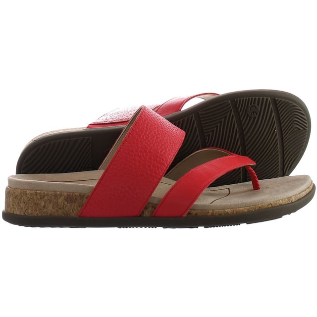Red vionic sales flip flops