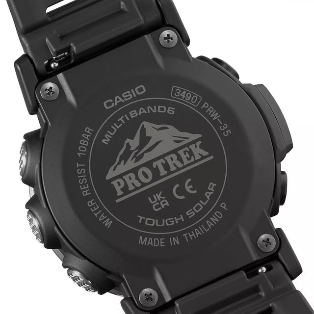 This Casio Protrek Digital Watch for Men is the perfect timepiece to wear or to gift. It's Black 40 mm Round case combined with the comfortable Black Plastic watch band will ensure you enjoy this stunning timepiece without any compromise. Operated by a high quality Quartz movement and water resistant to 10 bars, your watch will keep ticking. This sporty and trendy watch is a perfect gift for New Year, birthday,valentine's day and so on. This Digital watch has a Calendar function: Day-Date , Solar Powered , Radio Controlled , Stop Watch , Altimeter and Alarm High quality 21 cm length and 22 mm width Black Plastic strap with a Buckle Case diameter: 40 mm,case thickness: 13 mm, case colour: Black and dial colour: LCD