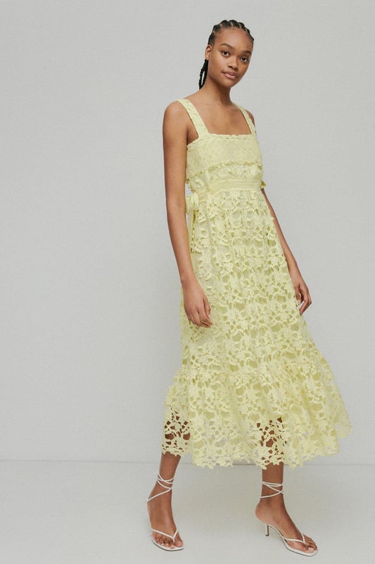 Petite lace midi dress shop