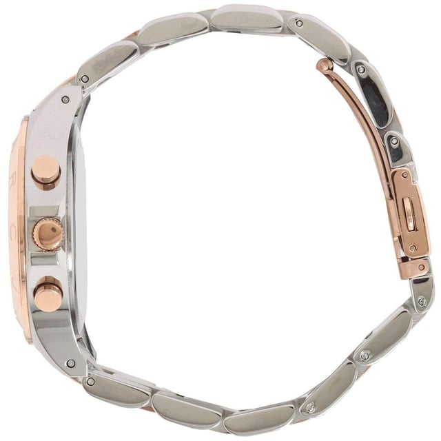 Specification Details Brand Marc by Marc Jacobs Model MBM3178 Barcode Number 8431242397276 Gender Ladies Case Size 41 mm Case Material Two-tone (Silver and Rose Gold-tone) Stainless Steel Dial Colour Silver Band Material Stainless Steel Band Colour Two-tone (Silver-tone and Rose Gold-tone) Movement Quartz (Battery) Chronograph N/A Water Resistance N/A