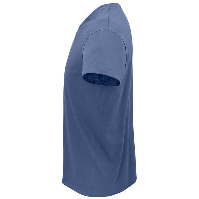 100% Semi-Combed Cotton. Fabric: Soft Touch. 150gsm. Design: Plain. Fit: Fitted. Neckline: Round Neck. Sleeve-Type: Short-Sleeved. Ribbed Collar, Taped Neck, Twin Needle Stitch, Unbranded Size Label. Conforms to Safety Standard: OCS100 Certified, Oeko-Tex Standard 100 Certified.