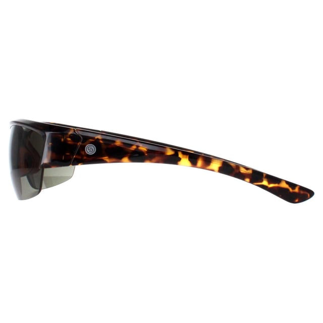 Smarty Wrap Unisex Demi Brown Tortoise Green X2036  Sunglasses Upgrade your outdoor style with SMARTY Designer Sunglasses model X2036C, tailored for both men and women who love a sporty edge. These wrap-shaped sunglasses feature a sleek brown tortoise plastic frame paired with striking green lenses, offering a perfect blend of fashion and functionality. The X2036C model provides superior UV protection and a secure, comfortable fit for all your activities. Available at a fantastic discount from the regular retail price, these premium sunglasses deliver exceptional quality and value. Elevate your eyewear collection with SMARTY and enjoy luxury and performance for less.