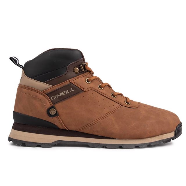 Elegante y detallado. Los botines negros para exteriores O'Neill Grand Teton Mid son un par de botas elegantes y robustas. con una silueta clásica inspirada en el exterior. Consta de parte superior de primera calidad y duradera. Ojales superiores con anilla en D y detalles finos.