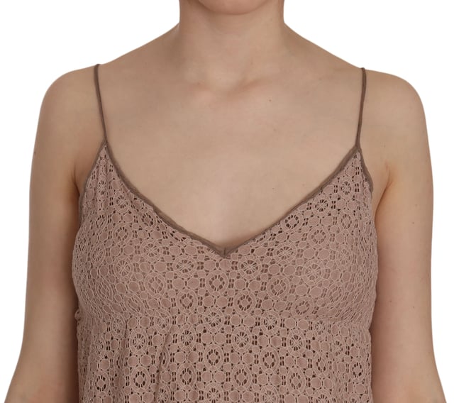 100% Authentic PINK MEMORIES Dress
  Spaghetti Strap A-line Mini
  Beige color
  Made in Italy
  Material: 70% Cotton 30% Nylon
  Subtle logo details
Material: 70% Cotton 30% Nylon
