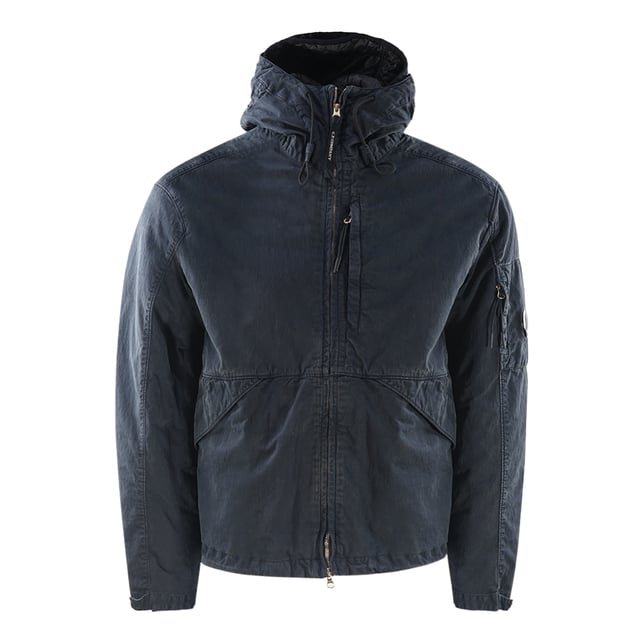 C.P. Company 50 Fili Rubber Hooded Total Eclipse Jacket. Stay warm throughout fall and winter with C.P. Company Coat. Built and designed with comfortable pockets and logo on the Sleeve, this jacket is equipped to withstand the elements. Brave the outdoors in style and confidence with this sturdy and fashionable jacket!. Branded Lens Badge, 100% Cotton, Filling: 100% Polamide. Hooded Jacket, Coat, 100% Polurethane Resin Coating, Detachable Inner Jacket. Regular Fit, Fits True To Size, Inner jacket. Style Code: 13CMOW256A 005966G 888