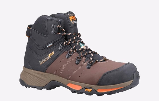 Light Trail ready - but ready to tackle tough jobs, too - these Tmberland Pro Switchback work hikers were designed with comfort, durability and performance in mind.
- Composite Safety Toe
- Waterproof design
- Anti-Fatigue Technology PU Footbed
- Non-Metallic Puncture-Resistant Plate
- Non-Metallic Shank
- Lightweight, Cushioning EVA Midsole
- Timberland PRO Rubber Outsole