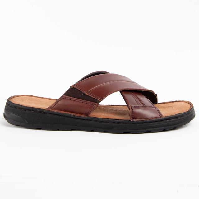 Garantía Purapiel, 10 años de garantía. Sandalia casual para hombre. Hecha en piel natural. Calce cómodo. Fabricado por otras marcas para nuestra marca.