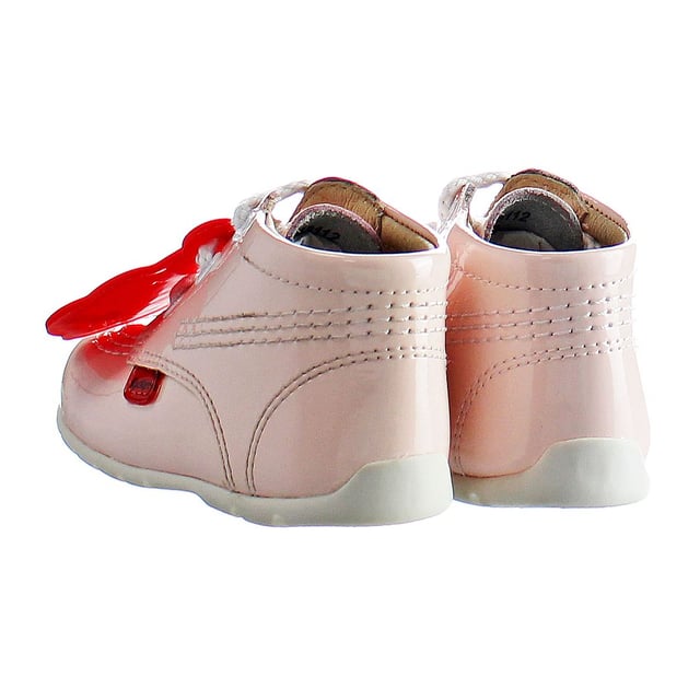 Kickers Kick Hi B Core Lace-Up Rosa Otro Cuero Niños Botas 1 13112